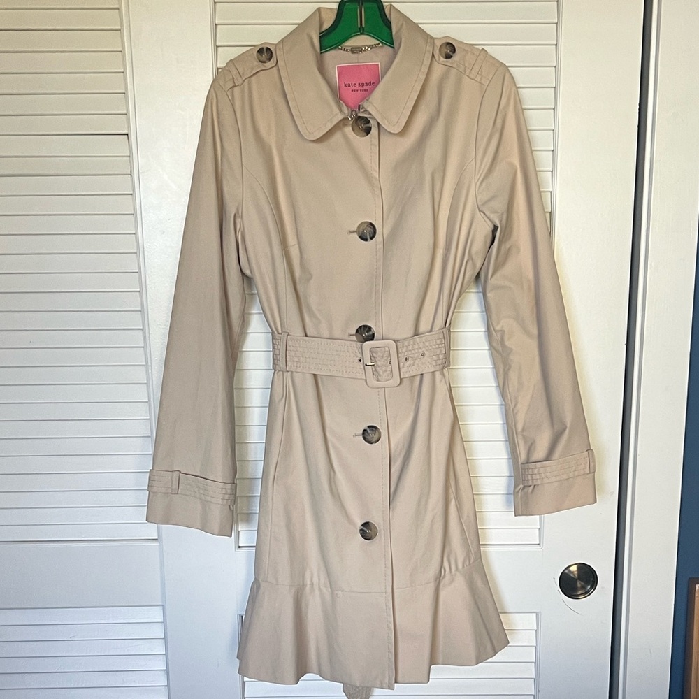 Kate Spade Classic Tan Trench Coat